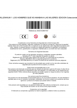 MILLENNIUM 1: LOS HOMBRES QUE NO AMABAN A LAS MUJERES: EDICION Coleccionista