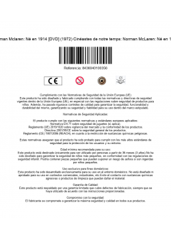 Norman Mclaren: Né en 1914 [DVD] (1972) Cinéastes de notre temps: Norman McLaren: Né en 1914