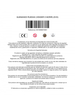QUEMANDO RUEDAS (VENDER O MORIR) (DVD)