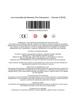Los Invencibles del Némesis (The Champions)  -  Volumen 3 [DVD]