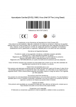 Apocalipsis Caníbal [DVD] (1980) Virus (Hell Of The Living Dead)