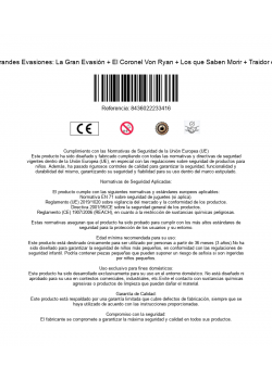 II Guerra Mundial Grandes Evasiones: La Gran Evasión + El Coronel Von Ryan + Los que Saben Morir + Traidor en el Infierno + Evas