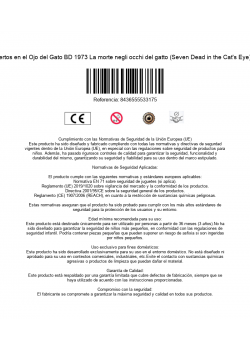 La Morte Negli Occhi Del Gatto [BLU_RAY]