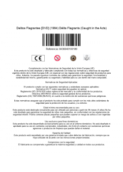 Delitos Flagrantes [DVD] (1994) Délits Flagrants (Caught in the Acts)