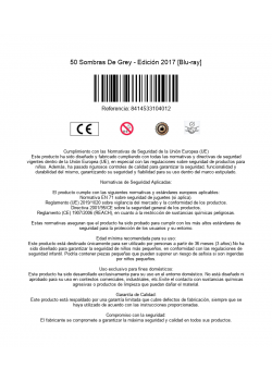 50 Sombras De Grey - Edición 2017 [Blu-ray]