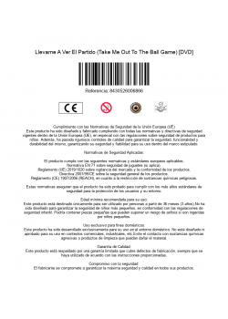 Llevame A Ver El Partido (Take Me Out To The Ball Game) [DVD]