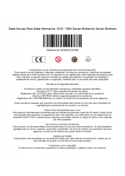 Siete Novias Para Siete Hermanos  DVD  1954 Seven Brides for Seven Brothers