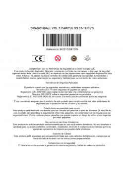 DRAGONBALL VOL.3 CAPITULOS 13-18 DVD