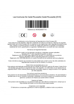 Las Aventuras De Cadet Rousselle (Cadet Rousselle) [DVD]