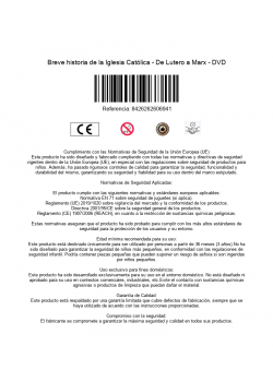 Breve historia de la Iglesia Católica - De Lutero a Marx - DVD