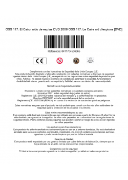OSS 117: El Cairo, nido de espías DVD 2006 OSS 117: Le Caire nid d'espions [DVD]