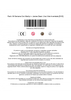 Pack: Mi Semana Con Marilyn + James Dean: Una Vida Inventada [DVD]