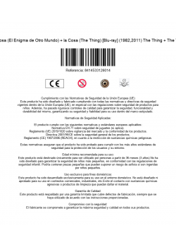 La Cosa (El Enigma de Otro Mundo) + la Cosa (The Thing) [Blu-ray] (1982,2011) The Thing + The Thing