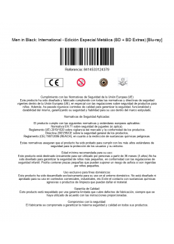 Men in Black: International - Edición Especial Metálica (BD + BD Extras) [Blu-ray]