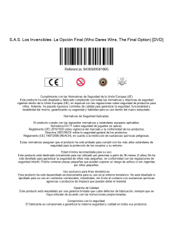 S.A.S. Los Invencibles. La Opción Final (Who Dares Wins. The Final Option) [DVD]