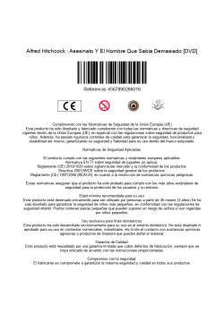 Alfred Hitchcock : Asesinato Y El Hombre Que Sabia Demasiado [DVD]