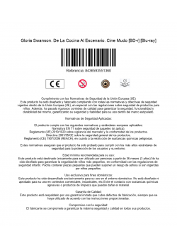 Gloria Swanson. De La Cocina Al Escenario. Cine Mudo [BD-r] [Blu-ray]
