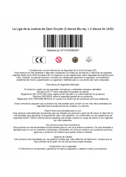 La Liga de la Justicia de Zack Snyder (2 discos Blu-ray + 2 discos 4k UHD)