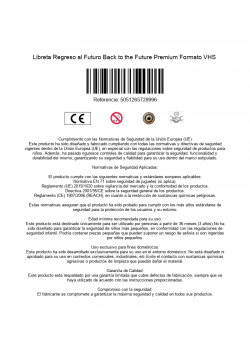 Libreta Regreso al Futuro Back to the Future Premium Formato VHS 