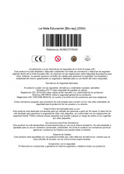 La Mala Educación [Blu-ray] (2004)