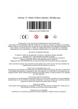 Viernes 13 - Parte 4 (Último capítulo) - BD [Blu-ray]
