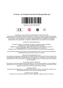 13 Horas: Los Soldados Secretos De Bengasi [Blu-ray]