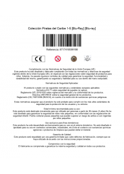 Colección Piratas del Caribe 1-5 [Blu-Ray] [Blu-ray]