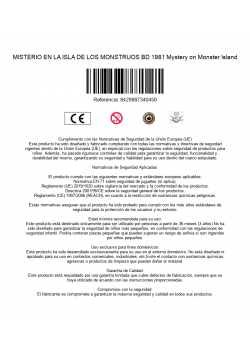 MISTERIO EN LA ISLA DE LOS MONSTRUOS BD 1981 Mystery on Monster Island