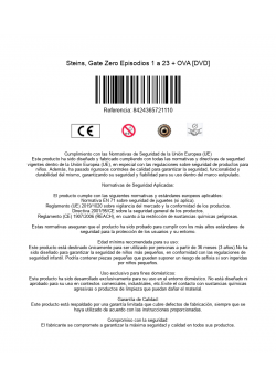 Steins, Gate Zero Episodios 1 a 23 + OVA [DVD]