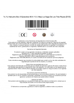 Yu Yu Hakusho Box 5 Episodios 95 A 112 (18ep) La Saga De Los Tres Reyes [DVD]