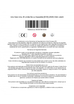 Uno Cero Uno, El Límite De Lo Imposible [DVD] (2020) Odin vdokh