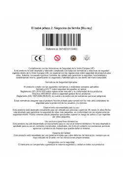 El bebé jefazo 2: Negocios de familia [Blu-ray]