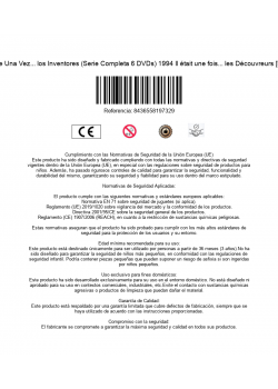 Érase Una Vez... los Inventores (Serie Completa 6 DVDs) 1994 Il était une fois... les Découvreurs [DVD]