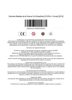 Grandes Batallas de la Guerra Civil Española (5 DVDs + Funda) [DVD]