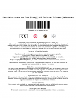 Demasiado Asustada para Gritar [Blu-ray] (1985) Too Scared To Scream (He Doorman)