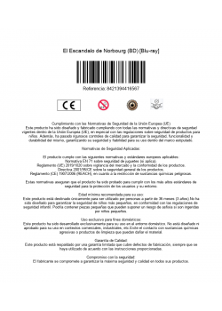 El Escandalo de Norbourg (BD) [Blu-ray]