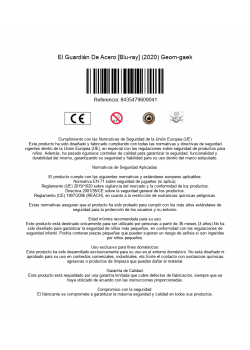 El Guardián De Acero [Blu-ray] (2020) Geom-gaek