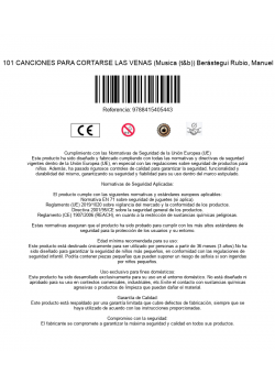 101 CANCIONES PARA CORTARSE LAS VENAS (Musica (t&b)) Berástegui Rubio, Manuel