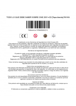 TODO LO QUE DEBE SABER SOBRE CINE 2001+CD [Tapa blanda] PAYAN