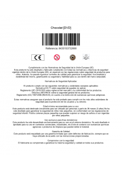 Chocolat [DVD]