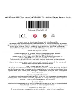 MARATHON MAN [Tapa blanda] GOLDMAN, WILLIAM and Reyes Serrano, Lucia