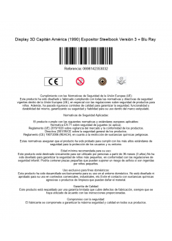 Display 3D Capitán América (1990) Expositor Steelbook Versión 3 + Blu Ray 
