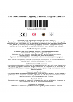 Let it Snow! Christmas a Cappella [CD de audio] A Cappella Quartet VIP
