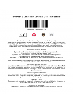 Peribañez Y El Comendador De Ocaña [DVD]