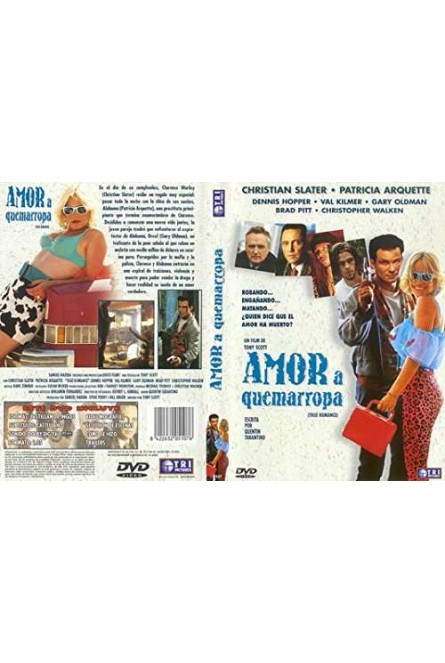 Amor a Quemarropa DVD (Tripictures) 1993 True Romance