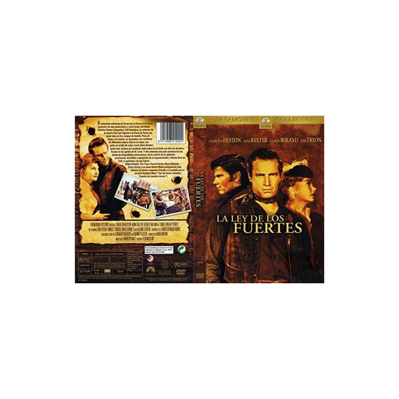 LA LEY DE LOS FUERTES DVD 1956 Three Violent People