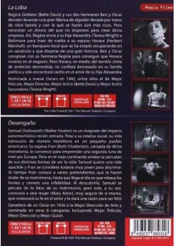 Programa Doble - William Wyler (La Loba + Desengaño) [DVD]