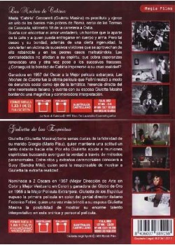 Programa Doble - Fellini/Masina (Las Noches De Cabiria + Giulietta De Los Espíritus) [DVD]